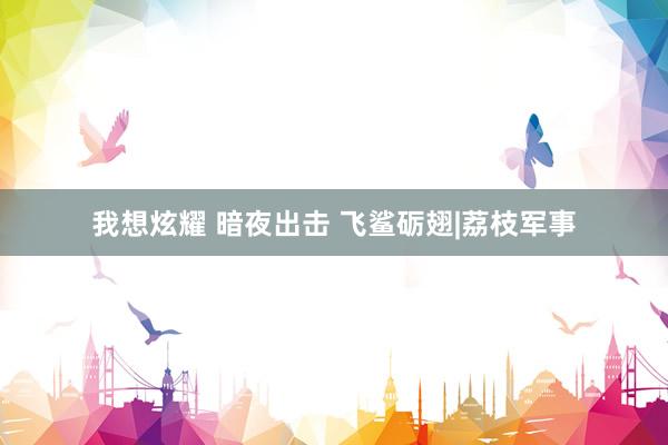 我想炫耀 暗夜出击 飞鲨砺翅|荔枝军事