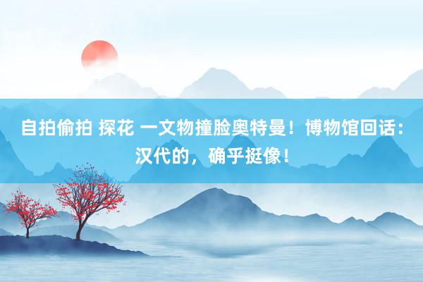 自拍偷拍 探花 一文物撞脸奥特曼！博物馆回话：汉代的，确乎挺像！